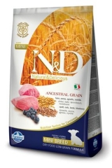 N&D Low Grain Ancestral Dog Lamb & Blueberry Puppy Mini 2,5 Кг Низкозерновой  Ягненок И Черника Для Щенков Мини Farmina