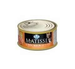 Matisse Chicken Mousse 85 гр мусс для кошек с курицей Farmina