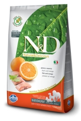 N&D Grain Free Dog Fish & Orange Adult 2,5 Кг Беззерновой Для Взрослых Собак Рыба С Апельсином Farmina