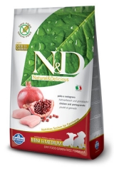 N&D Grain Free Dog Chicken & Pomegranate Puppy Mini & Medium 12 Кг Беззерновой Для Щенков Мелких И Средних Пород Курица С Гранатом Farmina