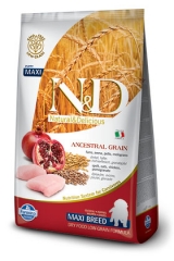 N&D Low Grain Ancestral Dog Chicken & Pomegranate Puppy Maxi 12 Кг Низкозерновой Для Щенков Крупных Пород Курица С Гранатом Farmina