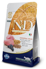 N&D Low Grain Cat Lamb & Blueberry Adult 1.5 Кг Низкозерновой Для Кошек Ягненок с Черникой Farmina