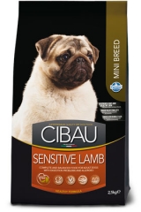 Cibau Sensitive Lamb Mini 2,5 Кг  Для Собак С Чувствительным Пищеварением Ягненок И Рис Farmina